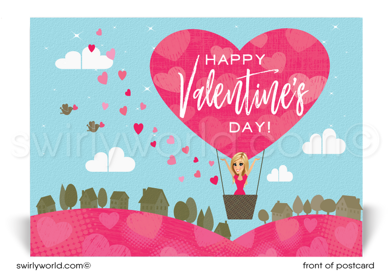 Unique Happy Valentine's Day Postcards for Realtors