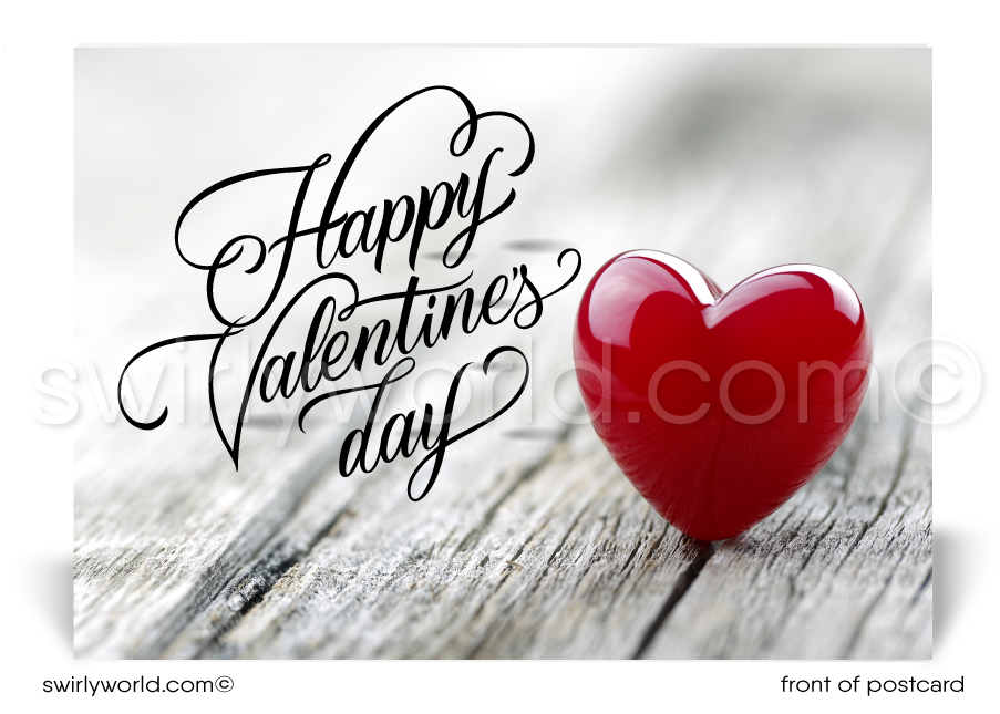 Business Valentine's Day Postcards for Customers