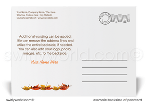 Traditional Corporate Company Professional Business Happy Thanksgiving Postcards