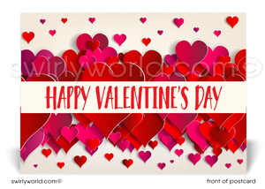 Unique Customer Business Valentine's Day Postcards