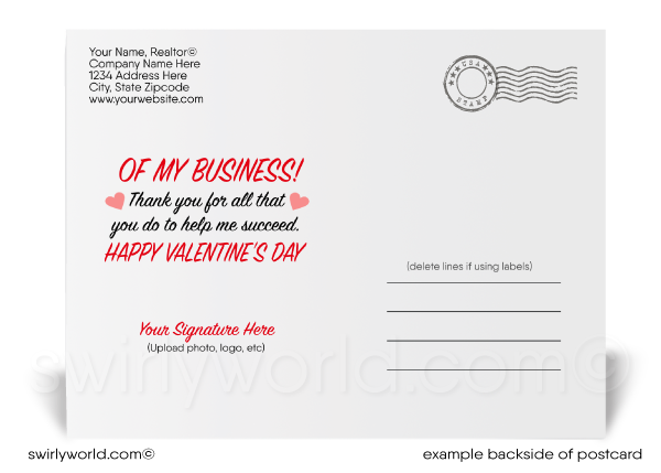 1950s Retro Vintage Girl with Heart Mid-Century Happy Valentine's Day Postcards