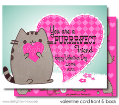 Pusheen cat valentine clearance