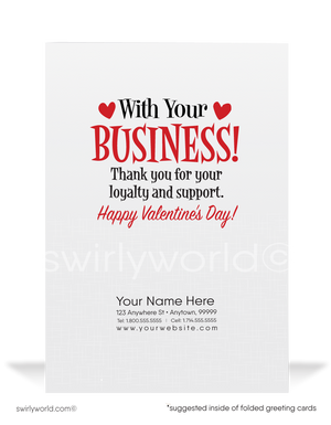 In Love With Your Business Happy Valentine's Day Card