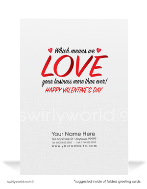 Funny Pandemic Panda Business Professional Valentine's Day Card