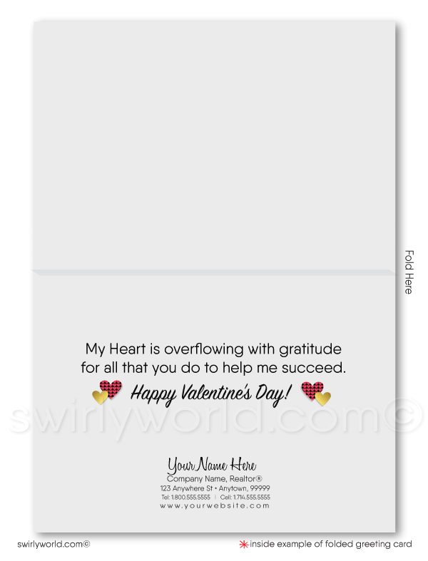 Digital Professional "Heart of Our Business" Retro Valentine's Day Cards