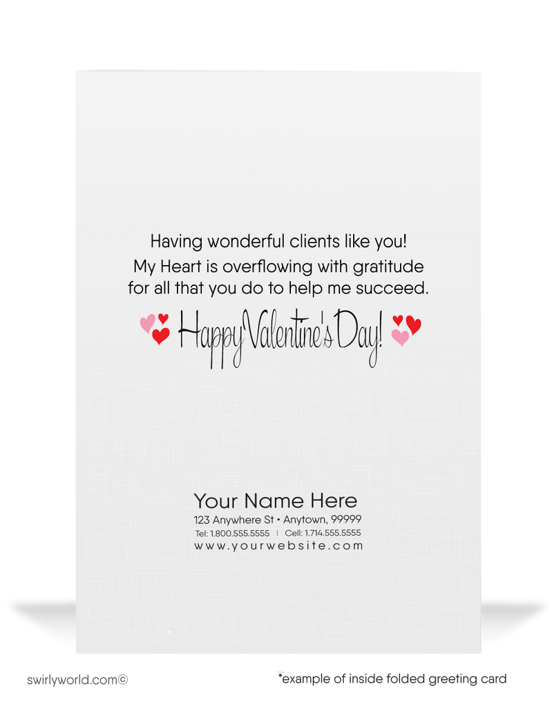 Sweet on Your Business Happy Valentine's Day Cards for Clients