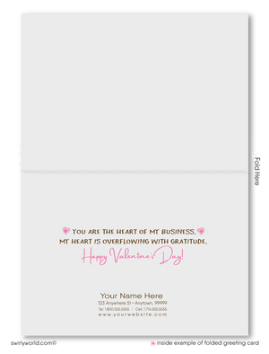 Digital Downloadable Cute Birdhouse Client Happy Valentine's Day Cards for Realtors®