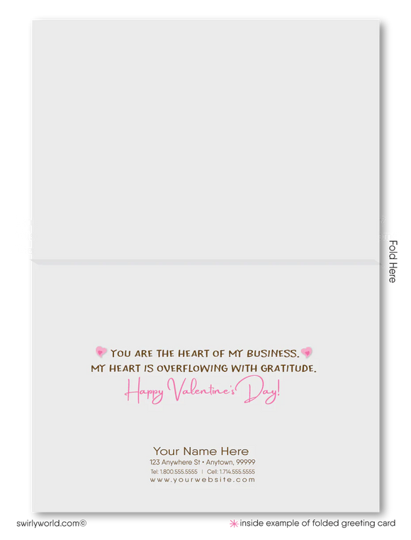 Cute House Client Happy Valentine's Day Cards for Realtors®