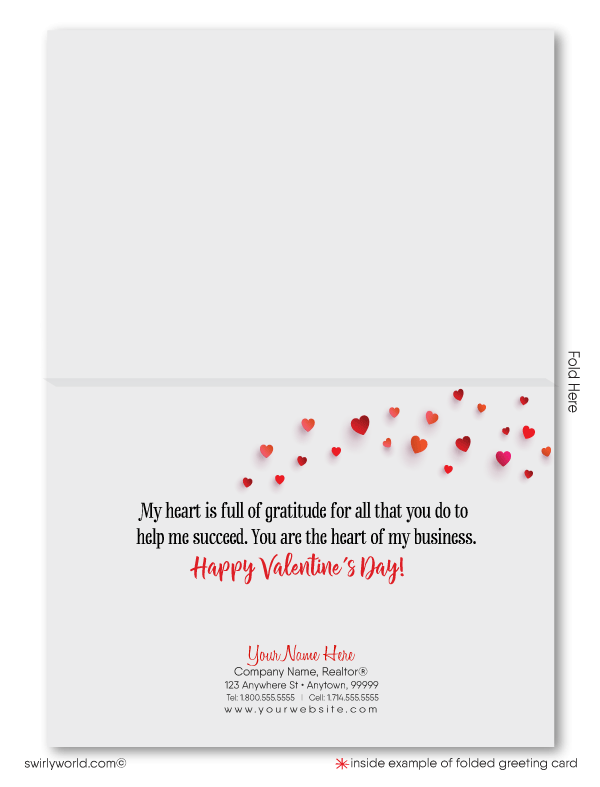 Digital Professional "Heart of My Business" Happy Valentine's Day Cards for Clients