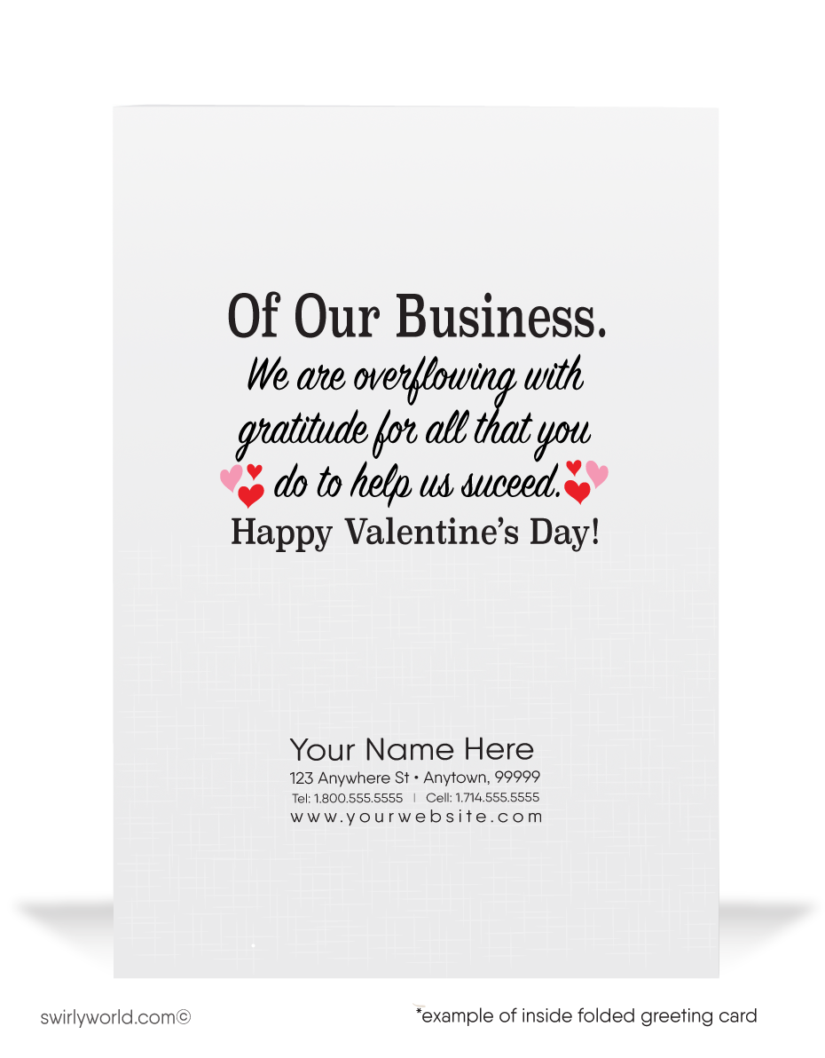 Professional Corporate Business Humorous Valentine's Day Cards