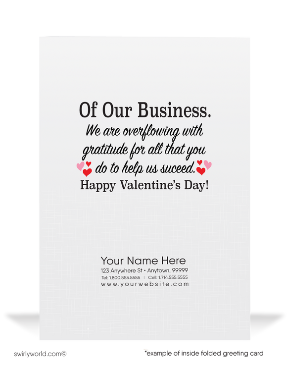 Professional Corporate Business Humorous Valentine's Day Cards