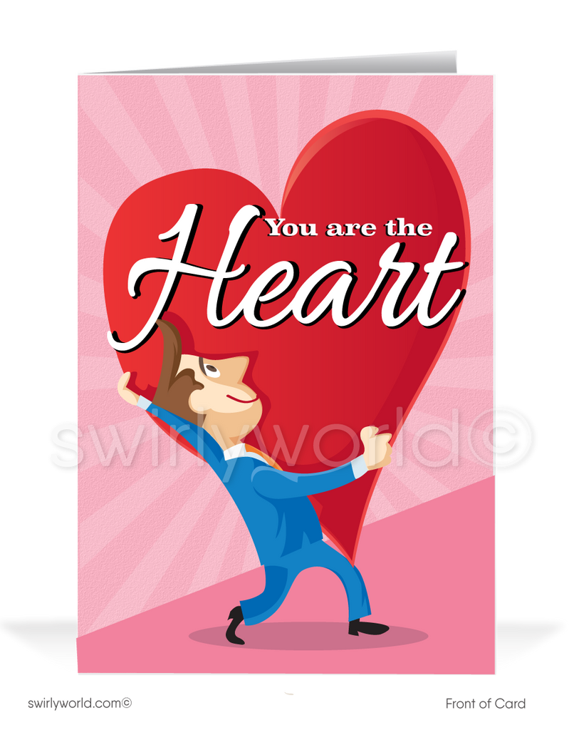 Professional Corporate Business Humorous Valentine's Day Cards