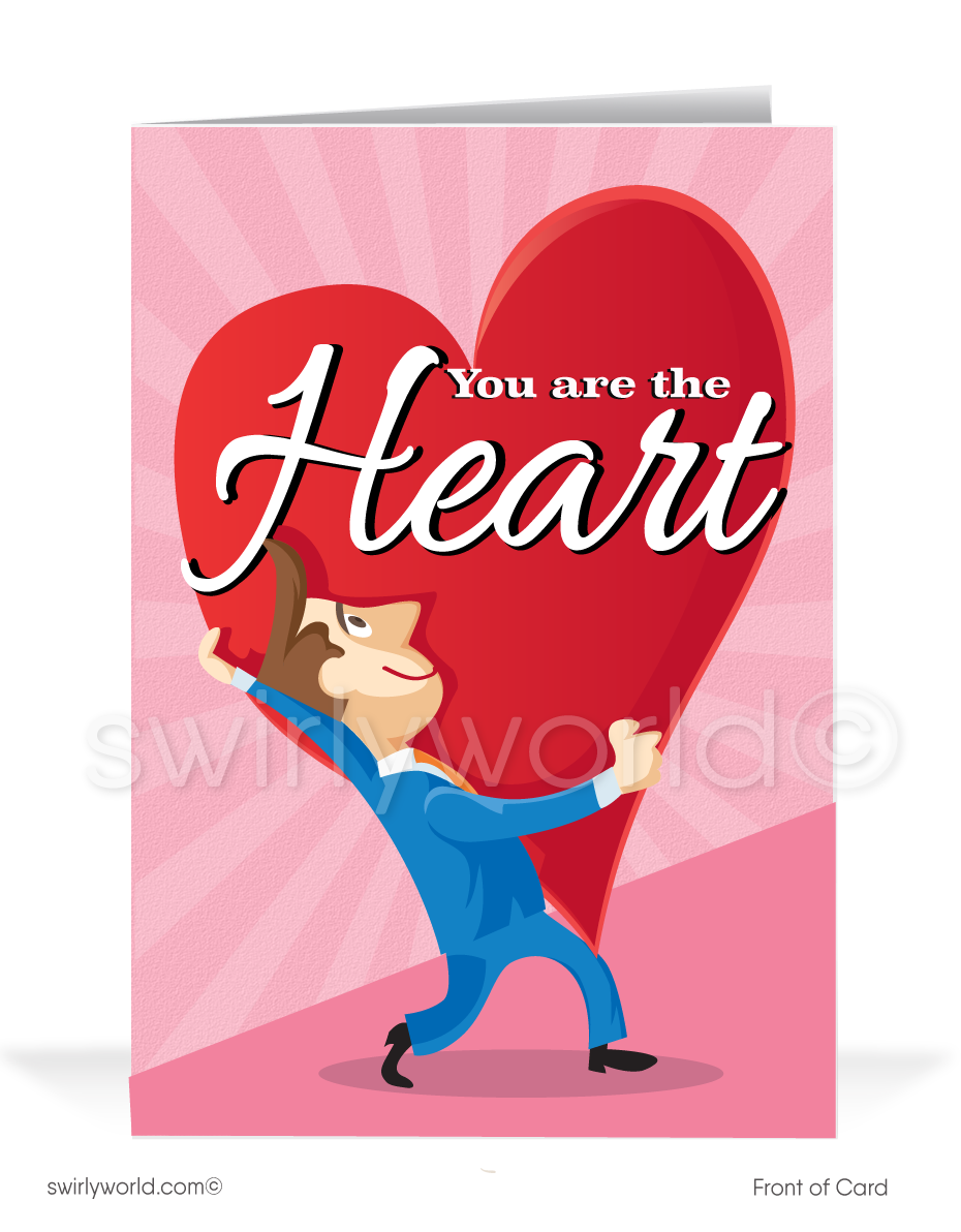 Professional Corporate Business Humorous Valentine's Day Cards
