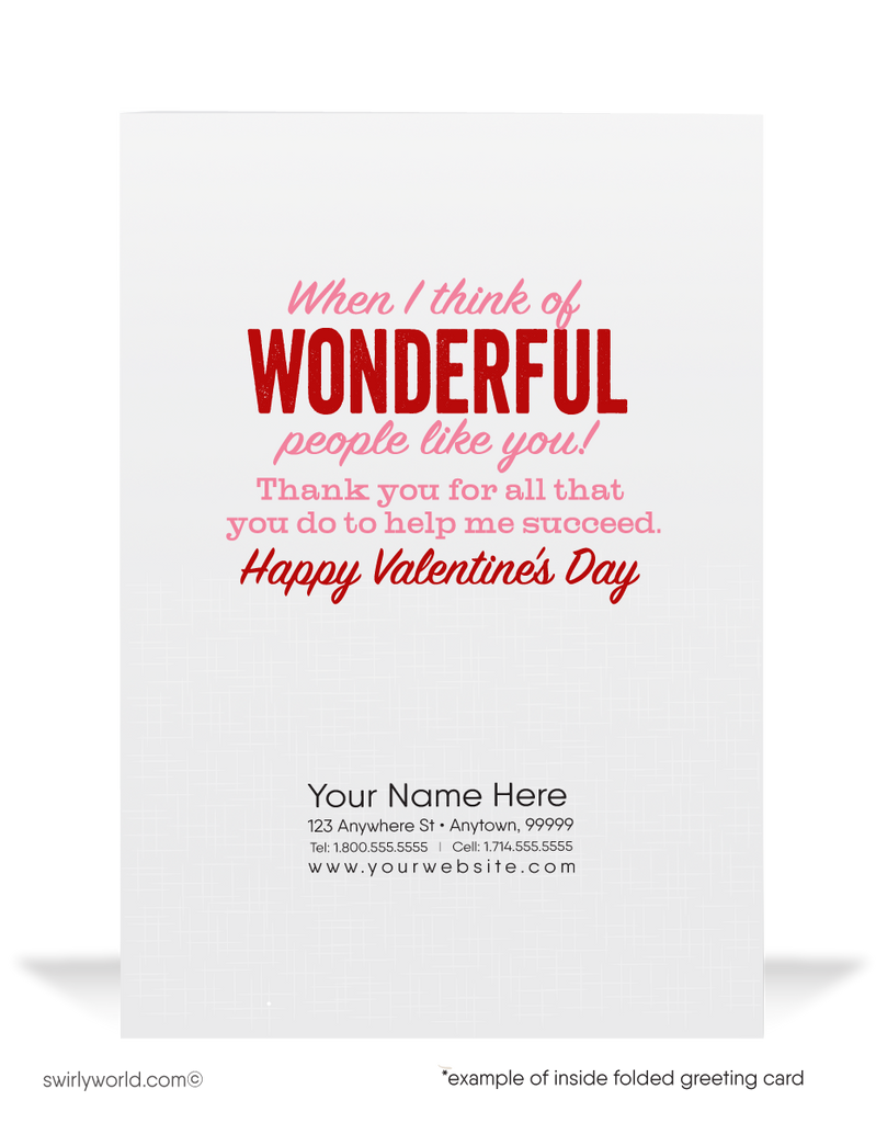 Cute Business Happy Valentine's Day Cards For Women