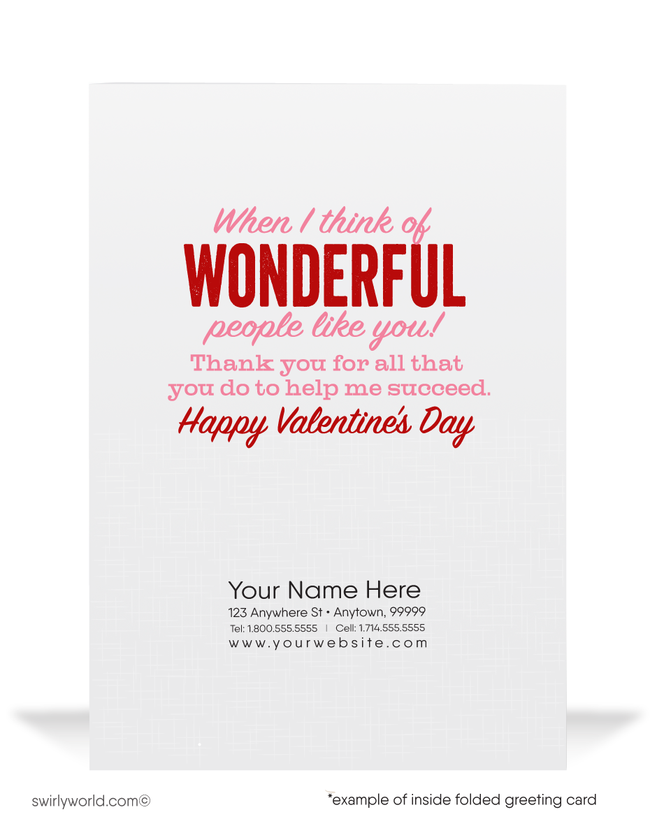 Cute Business Happy Valentine's Day Cards For Women