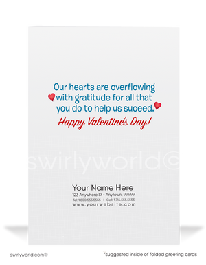 Professional Corporate Business Happy Valentine's Day Cards