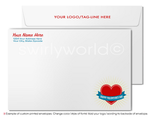Professional Corporate Business Happy Valentine's Day Cards