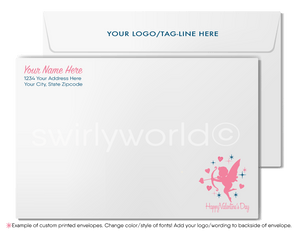 Funny Cartoon Businessman Valentine's Day Cards For Customers