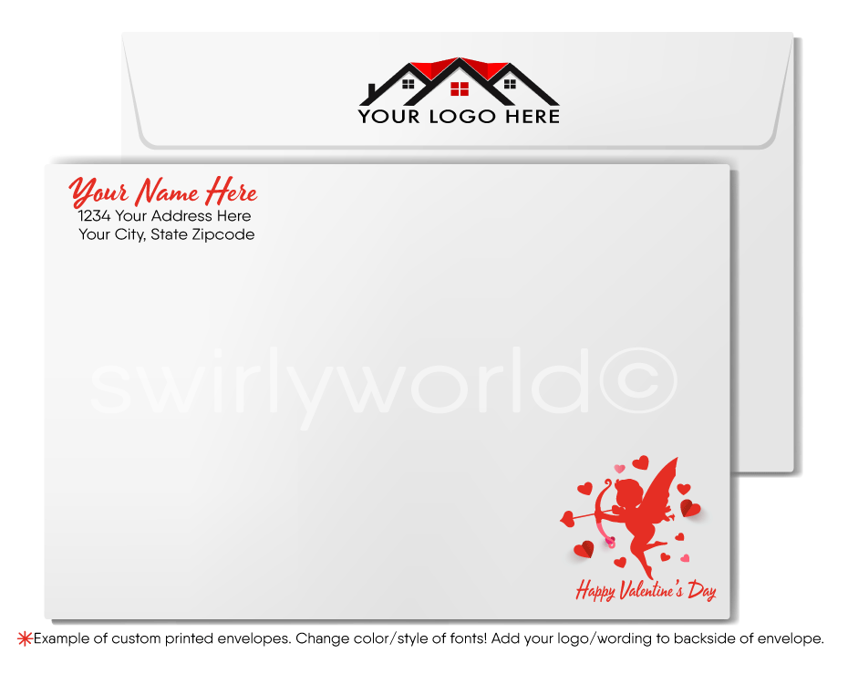 Client Professional "Heart of my Business" Valentine's Day Cards for Business