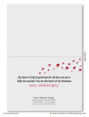 Digital Downloadable Client Pink Heart House Client Happy Valentine's Day Cards for Realtors®