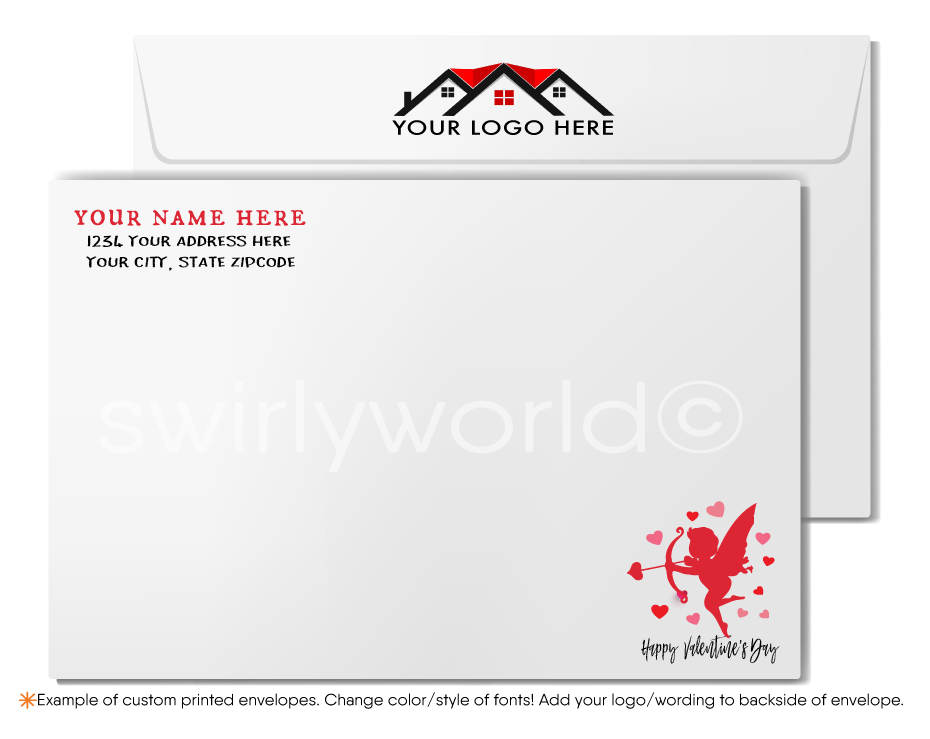 "Home is Where the Heart Is" Valentine's Day Greeting Cards for Realtors®