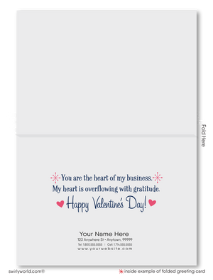 "Home is Where the Heart Is" Cute Pink House Happy Valentine's Day Cards for Realtors®