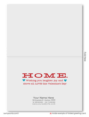 Cute Client House Happy Valentine's Day Cards for Realtors®