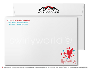 Cute Client House Happy Valentine's Day Cards for Realtors®