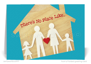 Cute Client House Happy Valentine's Day Cards for Realtors®