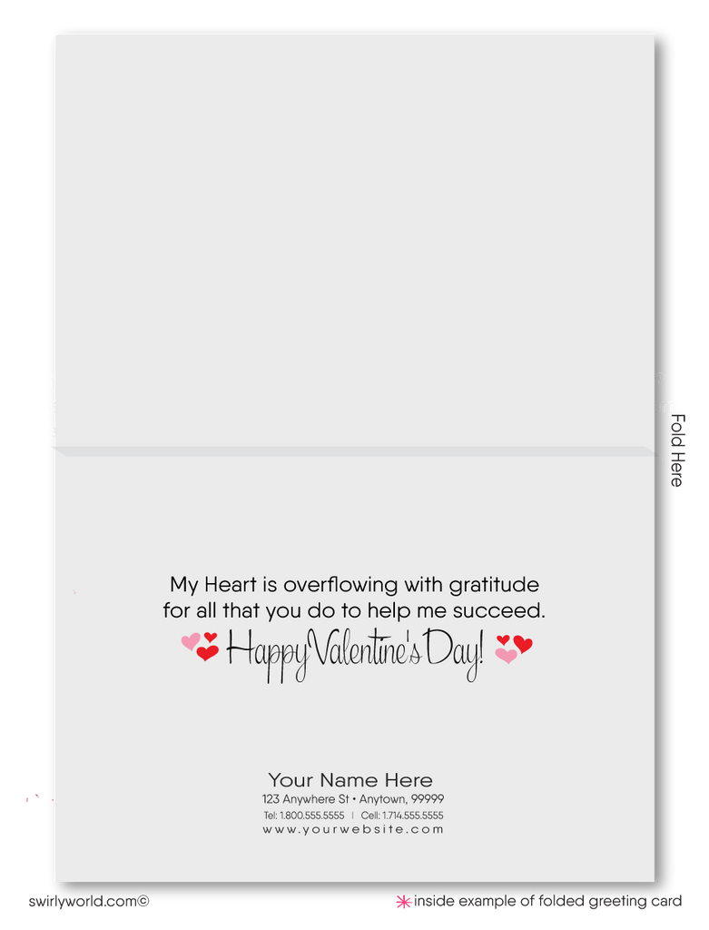 Retro Chic Heart Design Valentine's Day Cards: Mid-Century Modern with a Heartfelt Twist