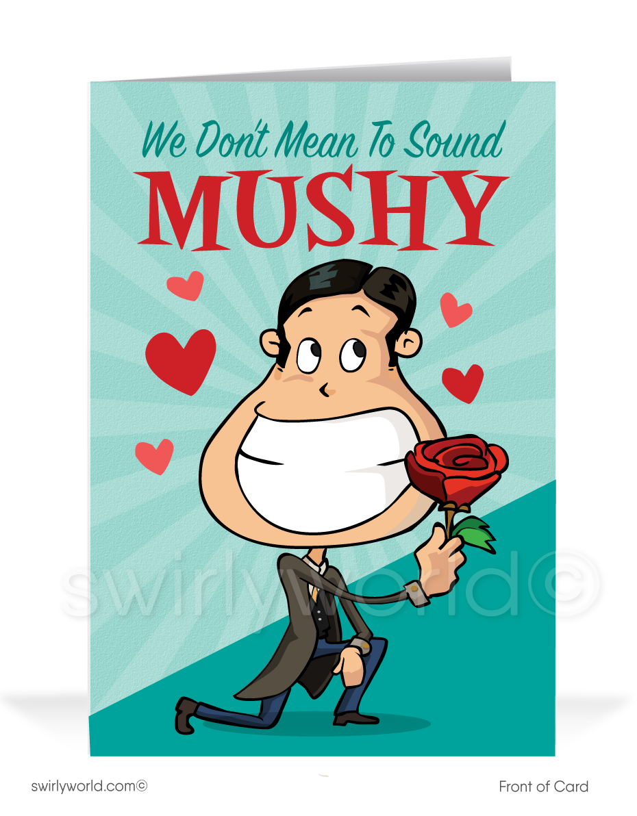 "In Love With Your Business" Funny Happy Valentine's Day Cards