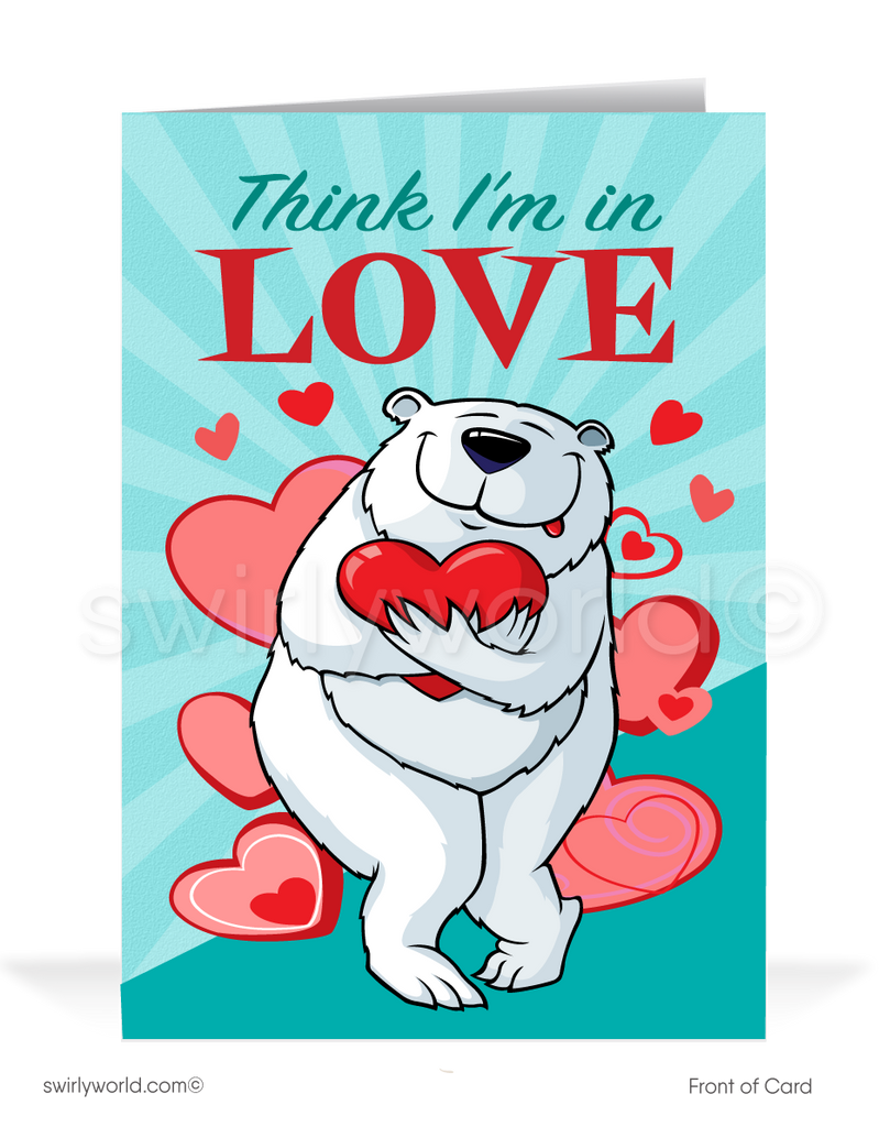 "In Love With Your Business" Funny Corporate Valentine's Day Cards