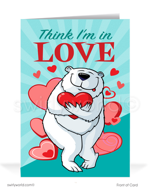 "In Love With Your Business" Funny Corporate Valentine's Day Cards