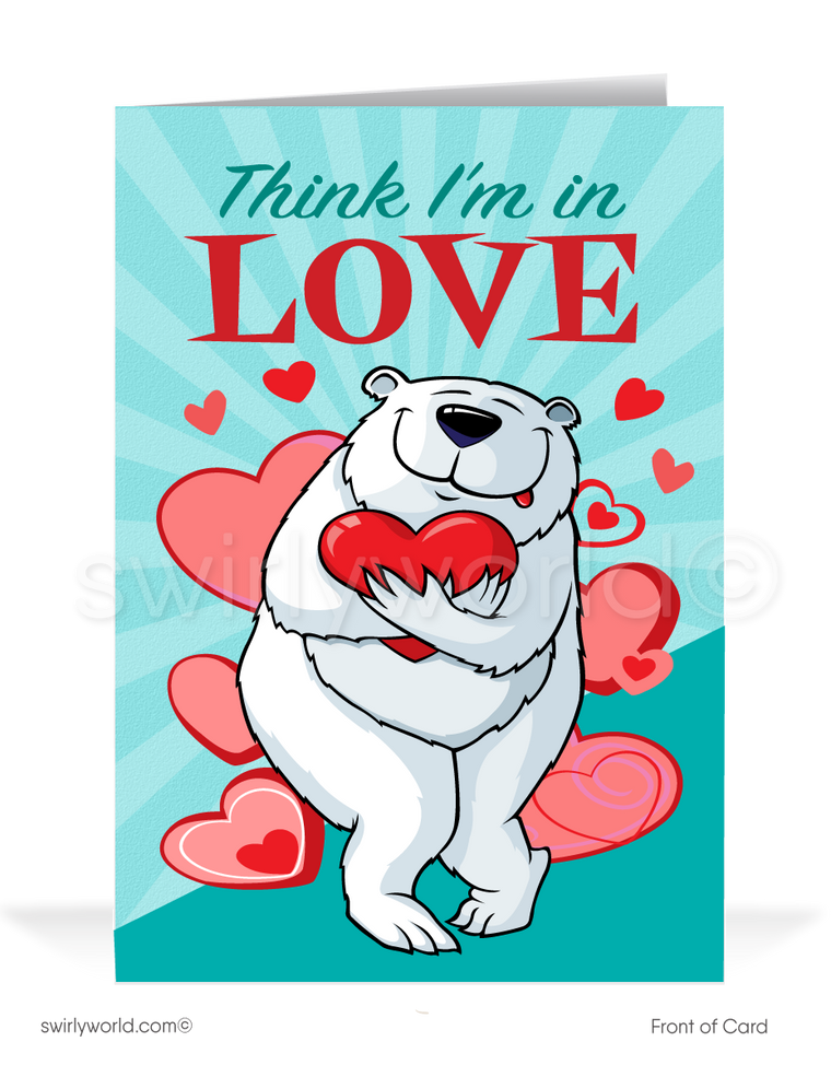 "In Love With Your Business" Funny Corporate Valentine's Day Cards