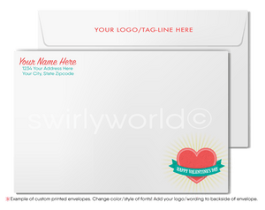 "Heart Of Our Business" Happy Valentine Cards for Clients