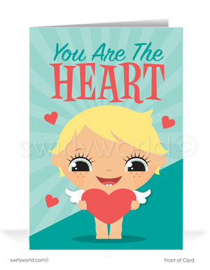 "Heart Of Our Business" Happy Valentine Cards for Clients