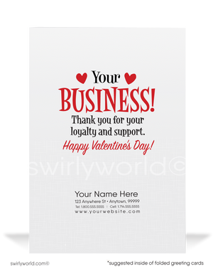 Professional Business Happy Valentine's Day Greeting Cards