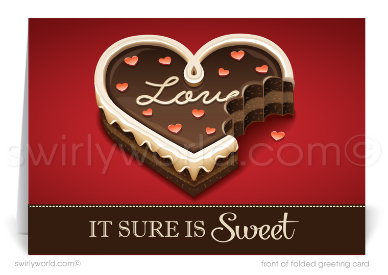 Professional Business Valentine's Day Cards for Customers