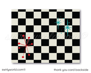 1950s Retro Rockabilly Bowling Alley Grease Rockabilly Party Digital Invitation Download