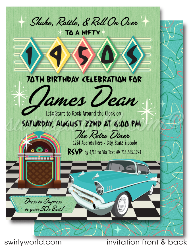 Birthday Party Invitation Card Printing