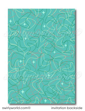 1950s Retro Nifty Fifties Jukebox Classic Car Show Birthday Vintage Car Show Digital Invite