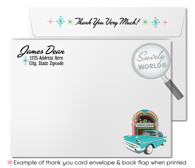 1950s Retro Nifty Fifties Jukebox Classic Car Show Birthday Vintage Car Show Digital Invite