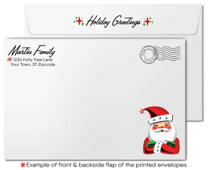 Vintage Atomic Mid-Century Modern Retro "Meowy Christmas" Kitty Cat Holiday Cards