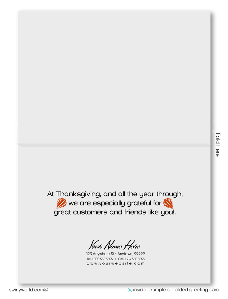 Retro Atomic Mid-Century Modern Happy Thanksgiving Greeting Cards