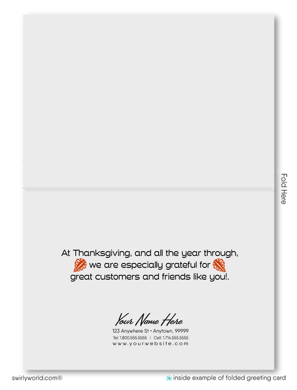 Retro Atomic Mid-Century Modern Happy Thanksgiving Greeting Cards