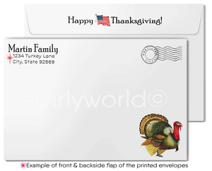 1920s-1930s Art Deco Vintage Victorian Happy Thanksgiving Greeting Cards