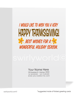 Funny Thanksgiving Card – Cartoon Turkey with "If It's The LAST Thing I Do" Humor