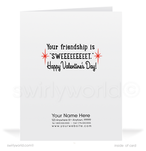 1950's Vintage Retro Mid-Century Happy Valentine's Day Cards