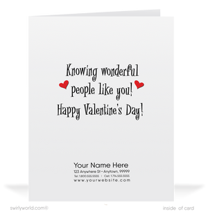 Charming 1940s-1950s Vintage-Inspired Valentine's Day Cards: Retro Elephant with Hearts