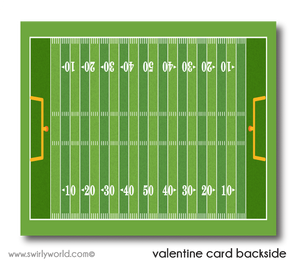 Check out this awesome "You're a Catch" football Super-Bowl sports theme digital printable Valentine Cards for kids classroom! 